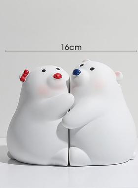 ins风创意不分离摆件抱抱熊客厅家用可爱书柜酒柜儿童房桌面摆设