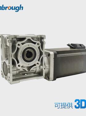 86减速比减速无刷电机dc48v785w3000rpm蜗轮5-100