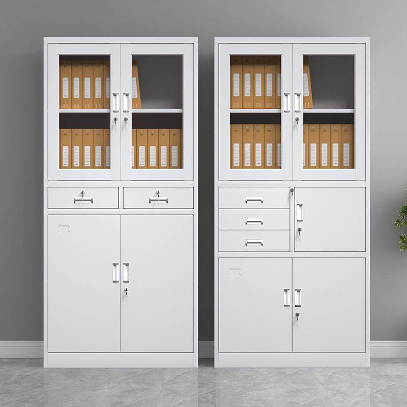 热销钢制密码文件柜办公室档案凭证资料柜铁皮储物柜带锁收纳柜子