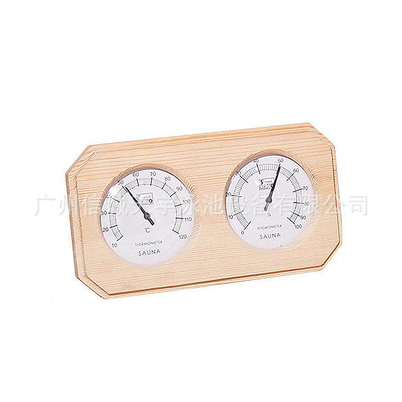 热销桑拿房配件木质温湿度表温湿度计温湿度温湿度双表桑拿表