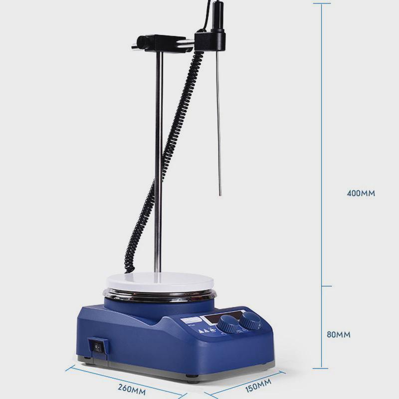 恒温磁力搅拌器加热控温数显高温搅拌台小型电动电磁搅拌机实验室
