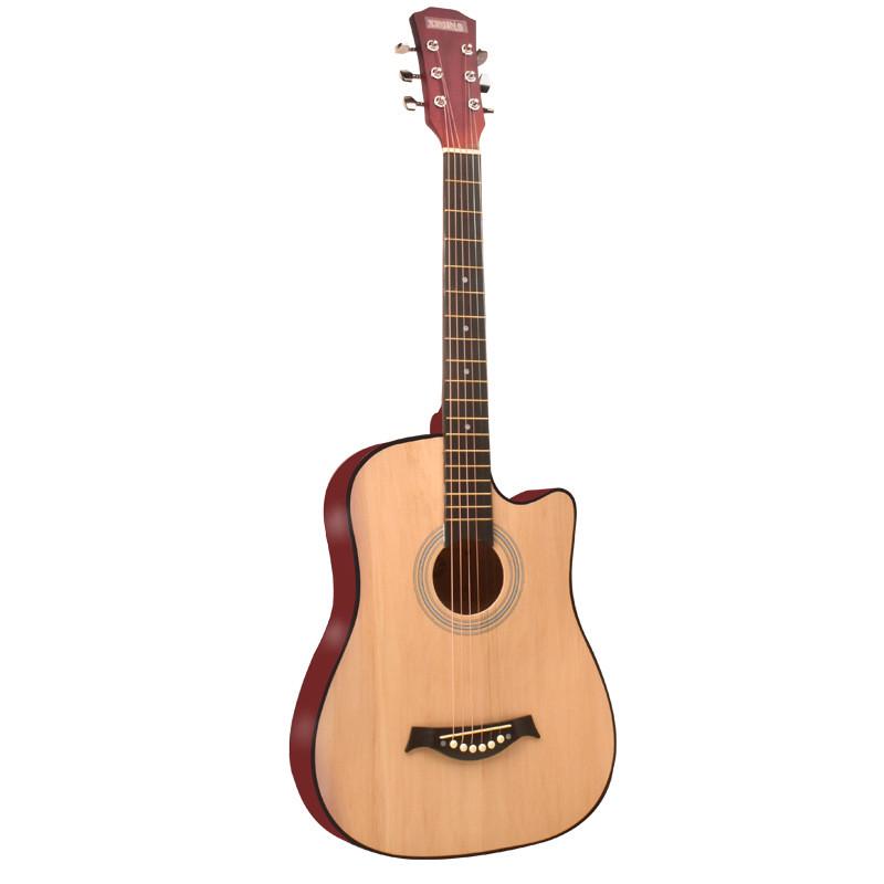 民谣吉他初学者男女生学生练习38寸41寸民谣木吉他新手入门乐器