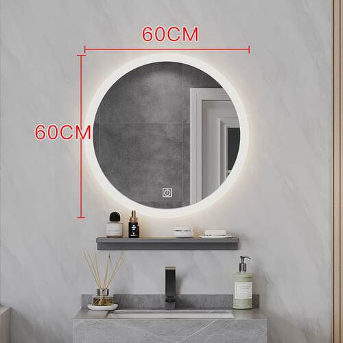 轻奢智能卫生间感应厕所镜柜壁挂智能镜收纳镜箱防雾led化妆镜