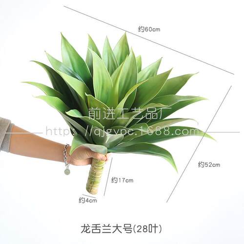 仿真芦荟龙舌兰剑麻沙生植物小棵绿植家居门店造景堆景装饰摆件