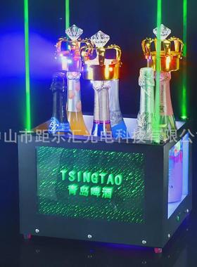 酒吧ktv发光酒座香槟酒座洋酒底座不锈钢酒架红酒座xo酒底座酒架