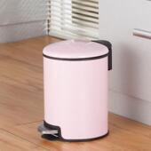 不锈钢垃圾桶脚踏式 家用客厅厕所卧室有盖卫生间 厨房脚踩创意时尚