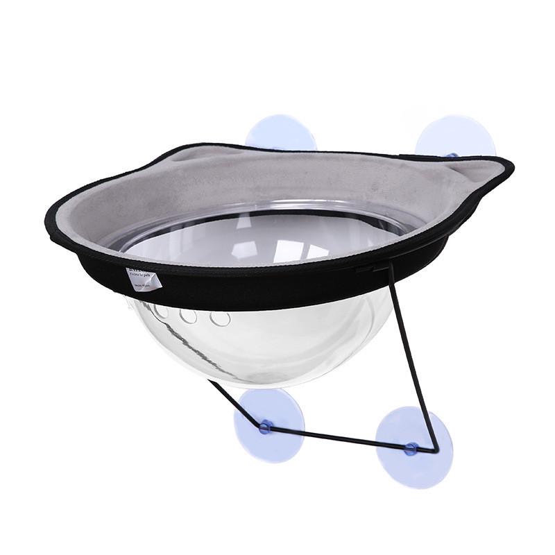 厂家批发新款太空舱窝吸盘式猫吊床猫咪晒太阳窗台猫窝宠物用品