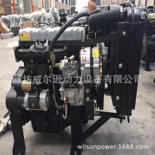 载机495490Y4柴油机潍坊潍坊凯动全柴490柴油发动机带离合器 装