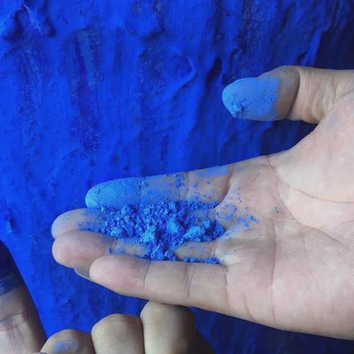 厂家天津群青462蓝氧化铁橡胶混凝土颜料外墙广告墙体群青