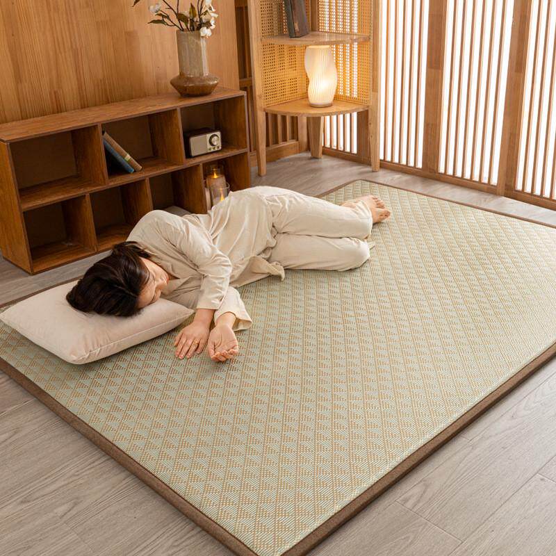 日式凉席床垫睡垫加厚软垫夏季藤席夏榻榻米凉垫宿舍单人床ins风