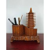 文昌塔纪念品摆件办公室书房教师节毕业季 礼品公司年会笔筒批发