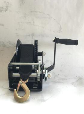 热销2000lbs手动卷扬机绞盘卷扬机起吊手动绞盘手摇自锁重型手动