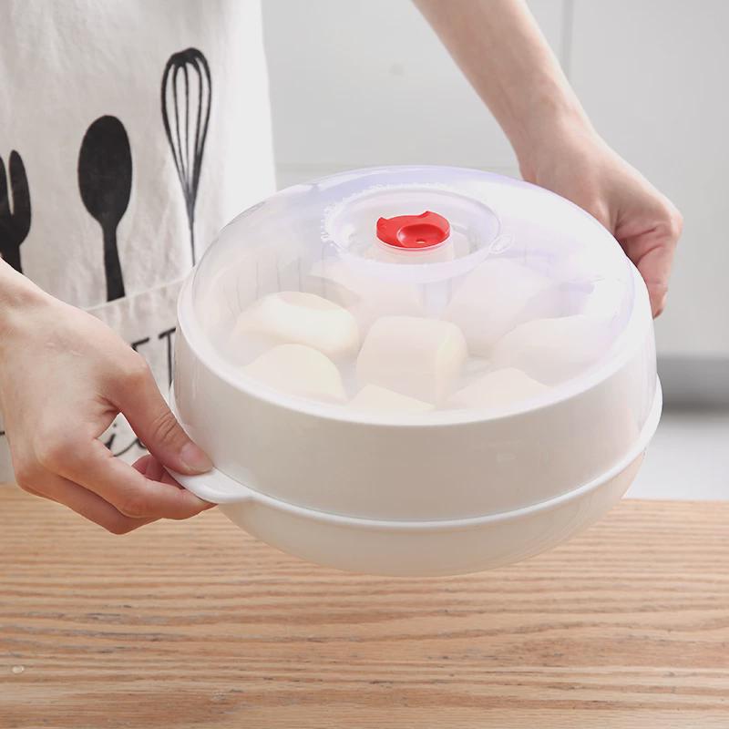 微波炉加热专用器皿热饭容器饭盒蒸盒蒸笼碗家用塑料带盖微波炉碗