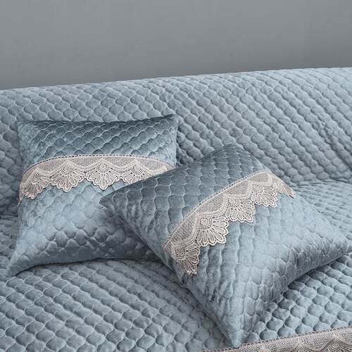 eq4f欧式加厚无扶手折叠沙发床套罩可拆洗床裙简易沙发垫印花四季