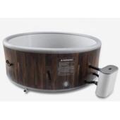 热销跨境充气按摩浴缸SPA水疗池恒温冲浪泳池气泡养生池折叠庭院