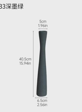枝细高长陶瓷花瓶长现代简约干花大号插花器电视柜玄关柜入户摆件