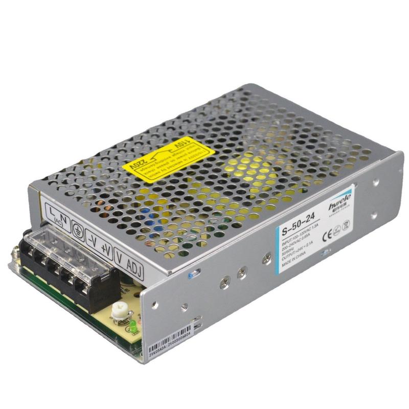 恒伟开关电源模块S-50-12S-50-24交流转直流变压器50W