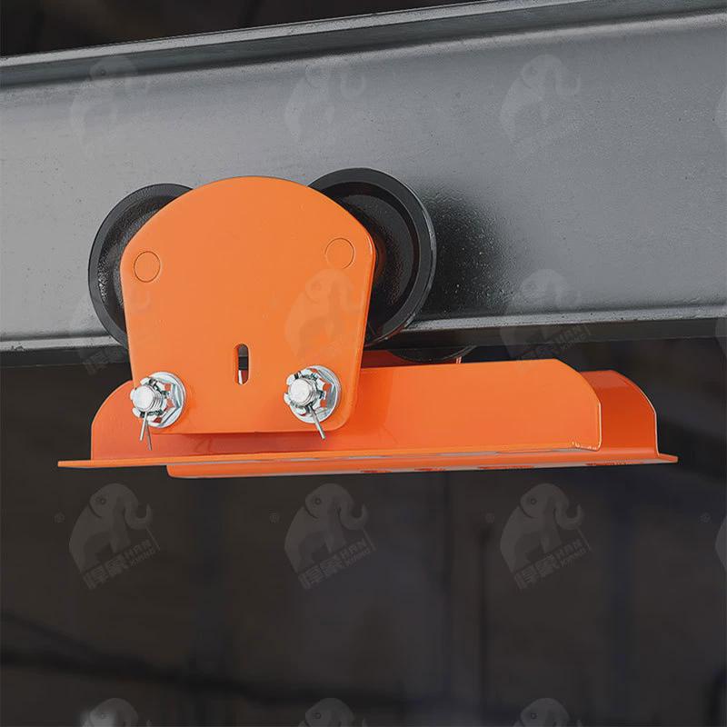 手动跑车微型电动葫芦跑车家用小型吊机工字钢手推跑车微电跑车