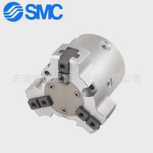 气动二爪三爪smc手指四爪气缸卡盘mhsl2-16d/3-20d/25d/32d/4-63d