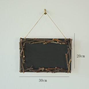 黑板记事板摆件幼儿园森系植物角户外别墅园区景观装 饰庭院花园