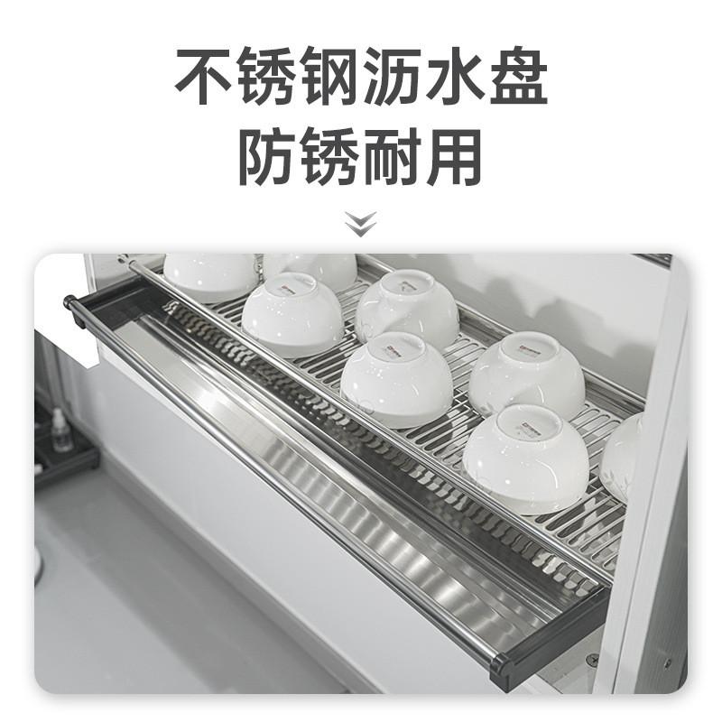 201不锈钢碗碟沥水架厨房橱柜吊柜内置碗碟架碗盘收纳置物架厂家