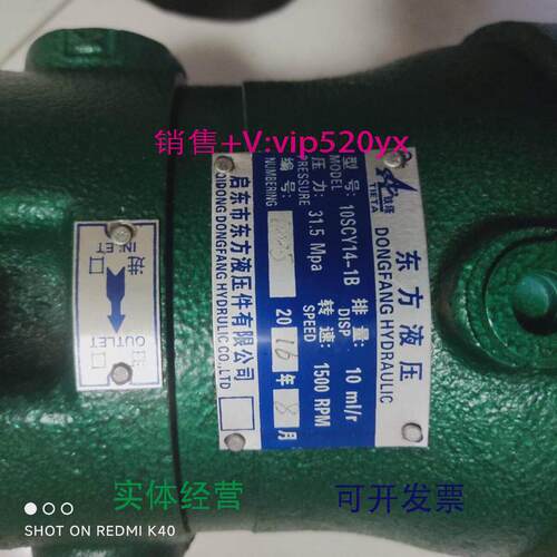 现货供应东方液压柱塞泵10SCY14-1B全新议价