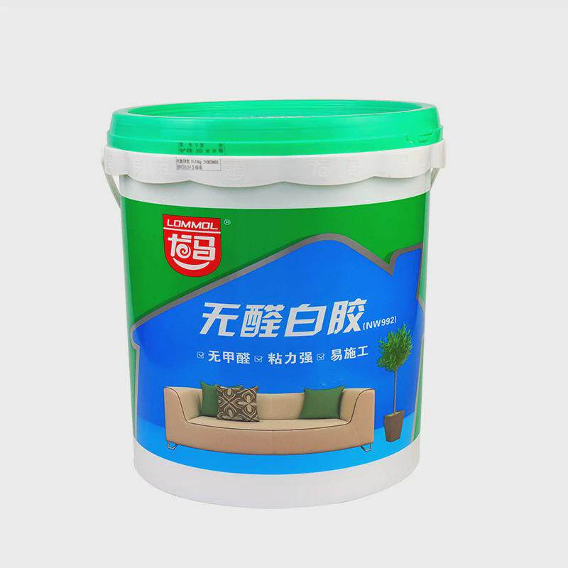 龙马无醛强力胶复合环保胶水白防水木胶高粘家具木工白乳胶桶装