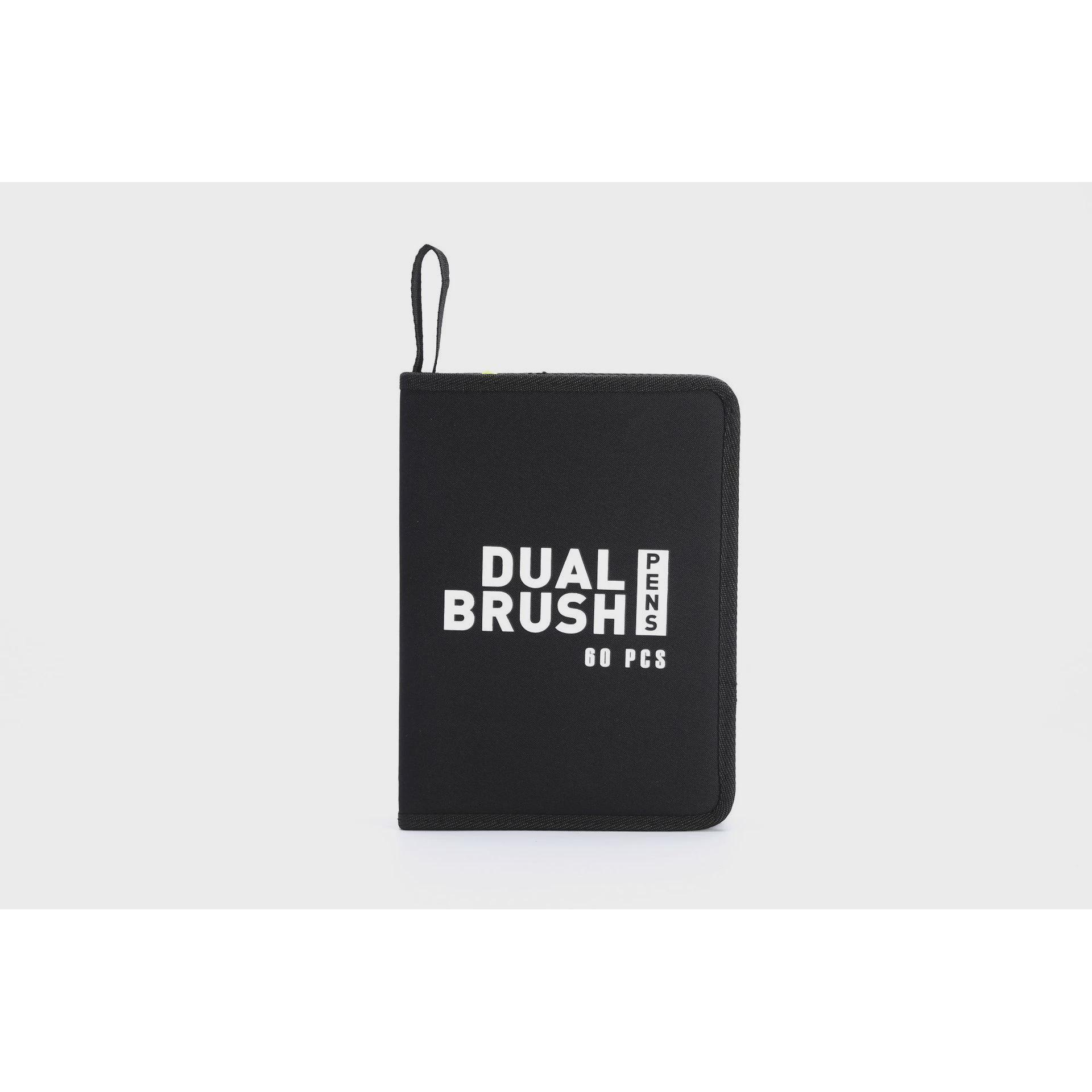 彩色双头可水洗软毛刷学生用品水彩笔套装勾线笔彩笔批发