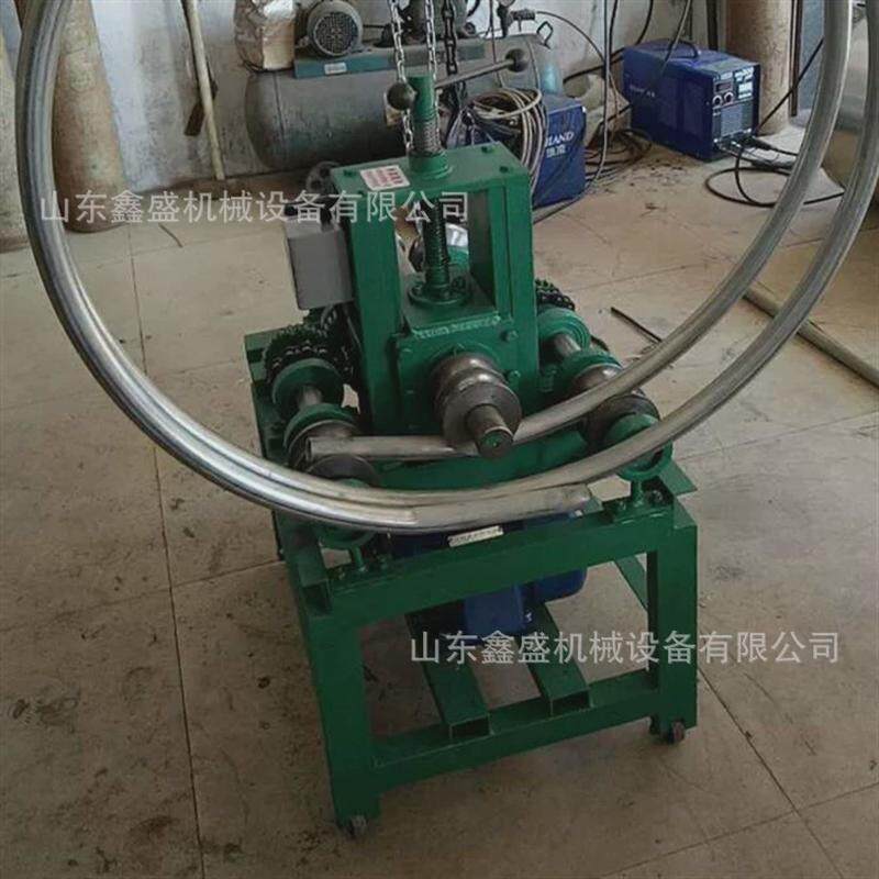 76圆管立式弯管机加工铁艺弧形弯圆机220v大棚型方管折弯机厂家