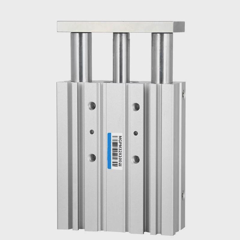 轴三三杆带导杆气缸mgpm12x16x20x25/32/40/50/63-10x20x30-40-50