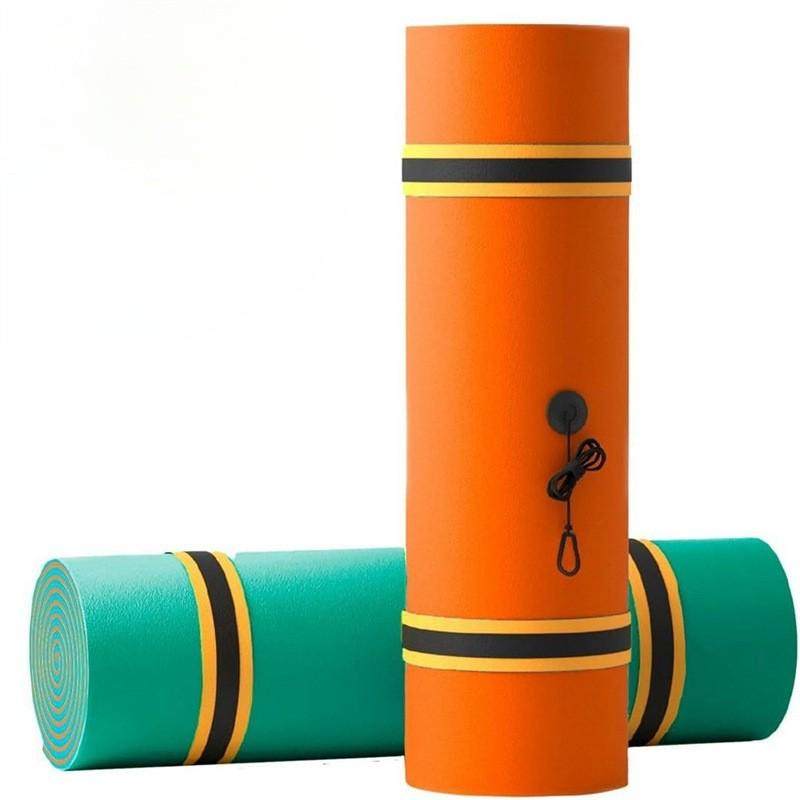 XPE双色嬉戏魔毯海边休闲漂浮床冲浪板水上乐园跑道泡沫浮毯