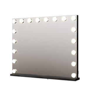 台式led灯泡化妆镜好莱坞专业化妆镜家用带灯泡梳妆补镜美妆光镜