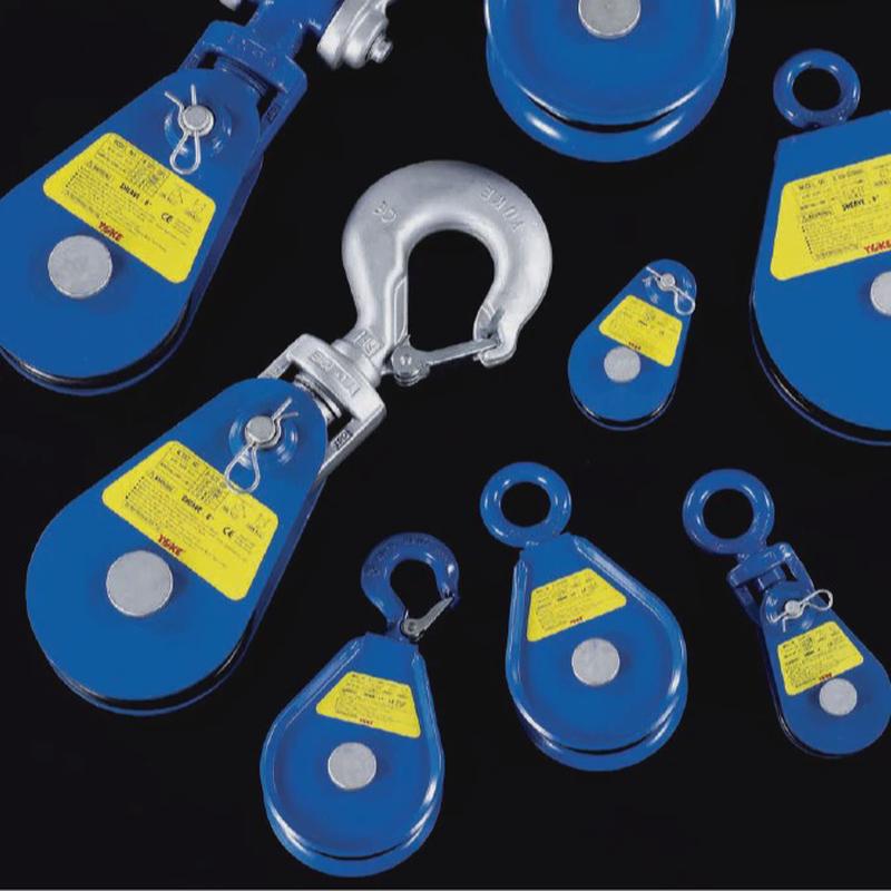 台湾yoke进口索具卸扣型滑车yoke吊具吊钩型滑车眼型旋转滑吊环