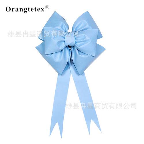 网红巨型蝴蝶结绒布装饰材料婚庆布花束包圣诞树置装配件悬挂