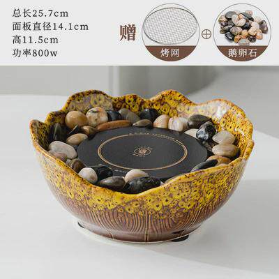 围炉煮茶家用室内罐罐茶茶烤煮茶炉玻璃茶壶泡茶电陶炉煮茶器一套