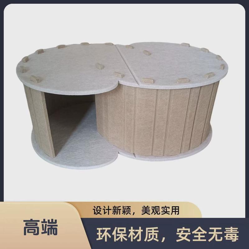 毛毡猫窝四季通用猫咪窝立式双层猫窝宠物窝便携收纳可拆卸猫抓板