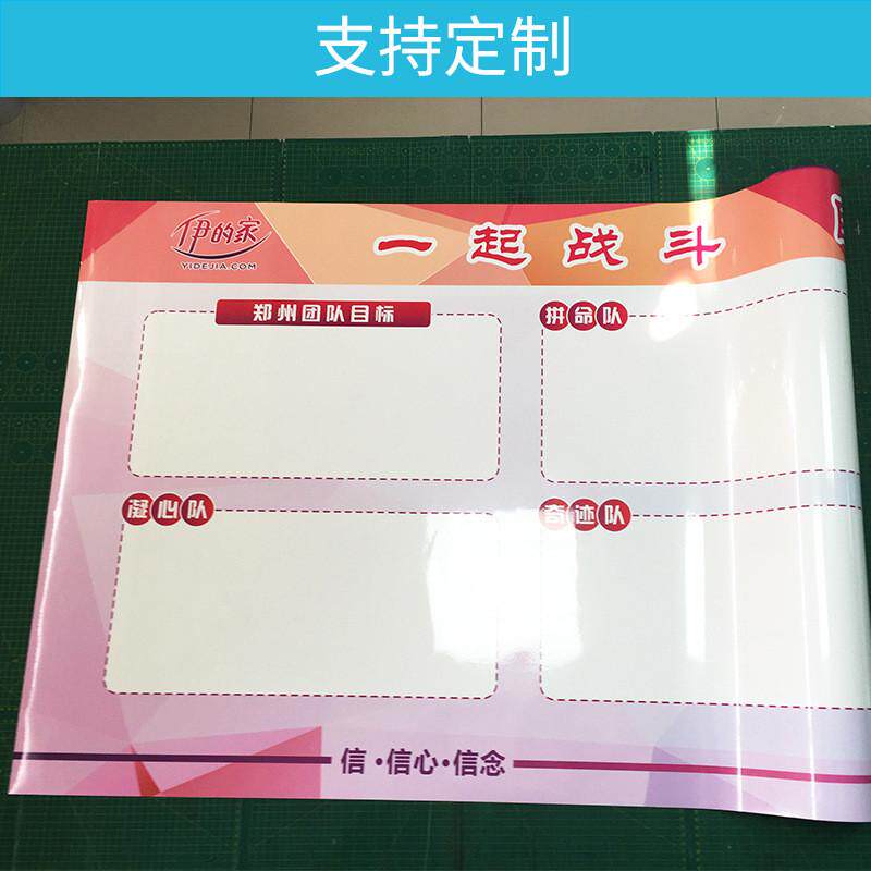 创意文化墙展板宣传栏磁性会议软白板看板业绩板吸公告栏磁