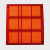 聚氨酯筛网pu脱水筛网筛板振动聚氨酯复合筛板脱水聚氨酯冲孔筛网