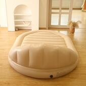 充气床垫户外便携气垫床靠背单双人加厚植绒床野营家用充气床垫