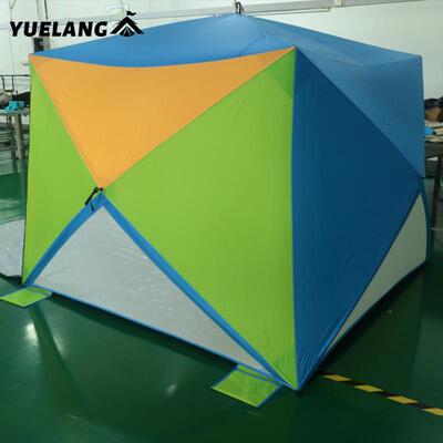 越朗厂家直销哈勃式大空间沙滩帐户外海边多人露营可定制透气帐篷