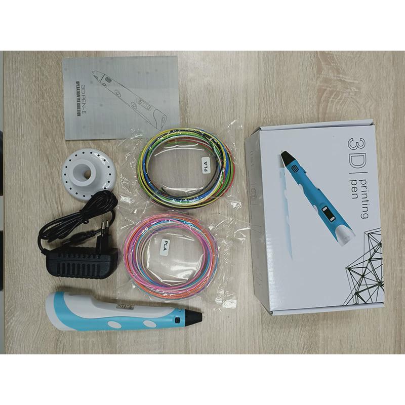 二代3d打印笔配3米12色耗材36米电商热卖3dpen电商热销品