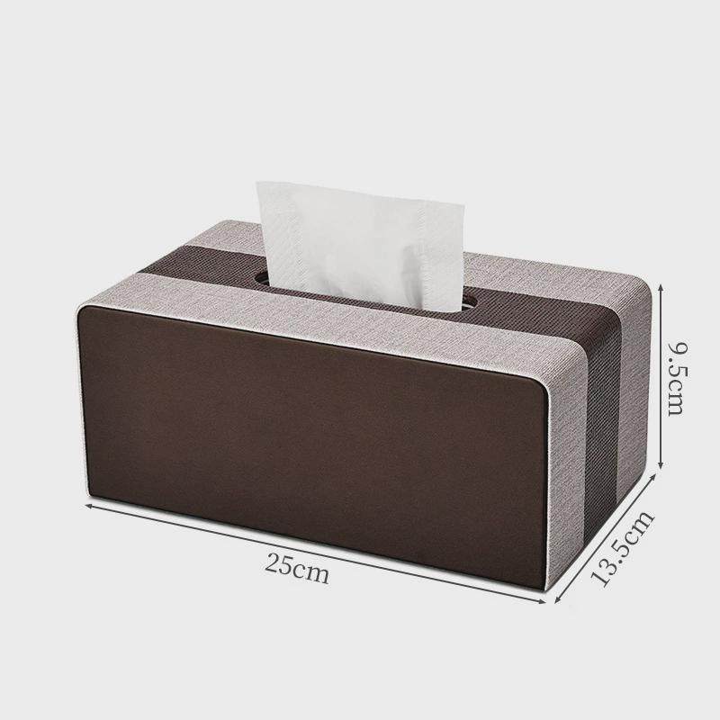 纸巾盒客厅创意时尚新中式拼皮餐厅酒店抽纸盒轻奢风桌面纸抽盒pu,收纳整理,纸巾盒,淘宝优惠券,粉丝福利购,淘宝优惠卷