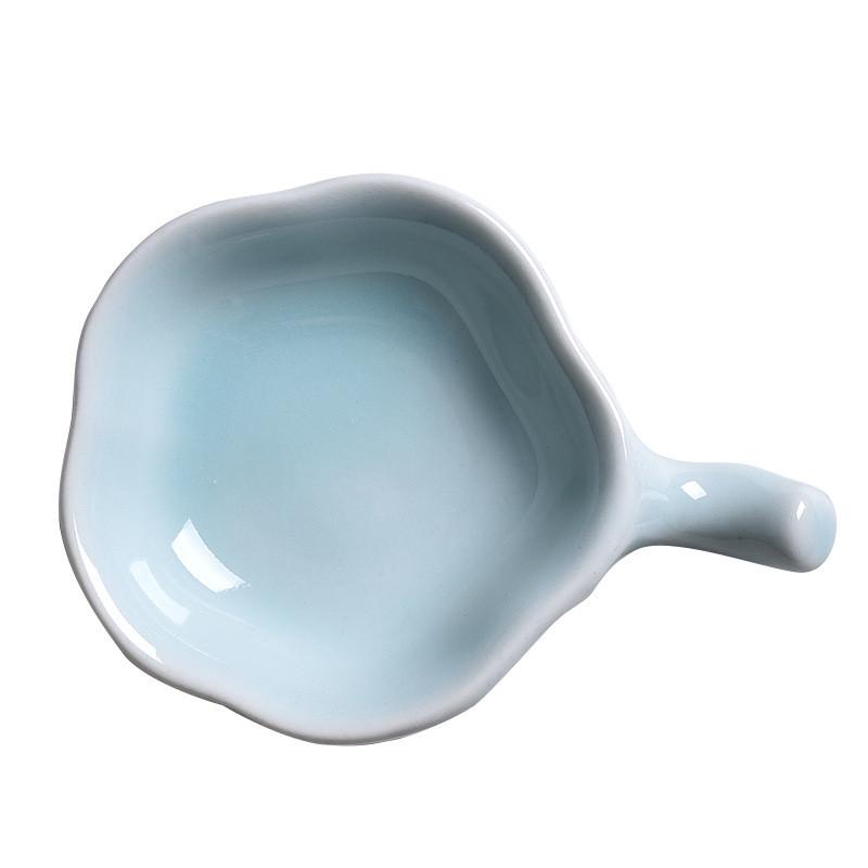 小砚台寸墨碟陶瓷多功能文房四宝笔搁墨汁墨池水碟初学调色