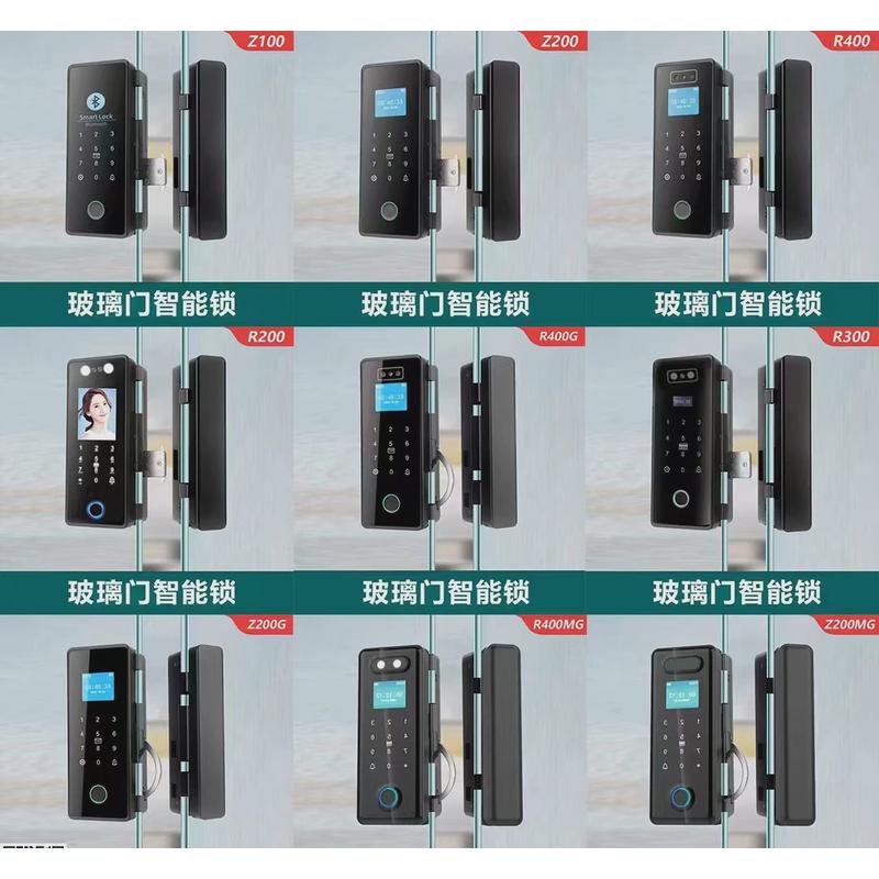 玻璃门锁304不锈钢铜芯单门双门地插销201无框玻璃门推拉门免新款