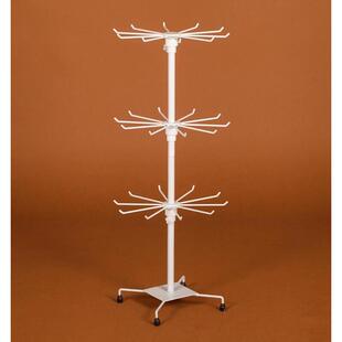 现货展示饰品旋转架链挂架首饰架子袜子货架落地手机挂件手链地摊