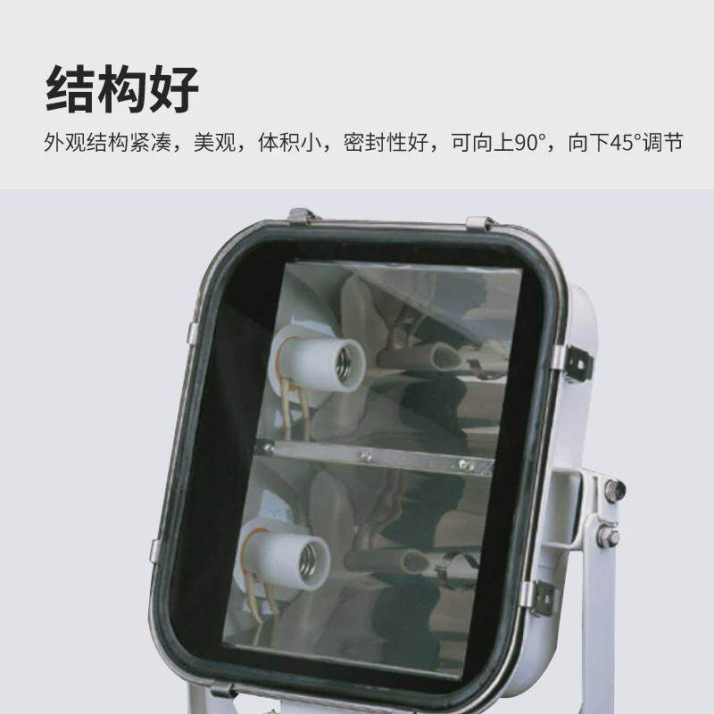 厂家直销灯具船用2x400w船用不锈钢投光灯泛光灯tg19110v220v