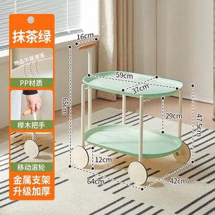 下游热销创意手推车置物架落地可移动月球车客厅厨房小推车工厂价