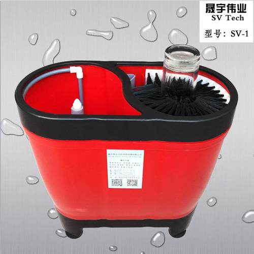 不用电的洗杯机晟宇伟业SV-1单手操作内外刷内外冲