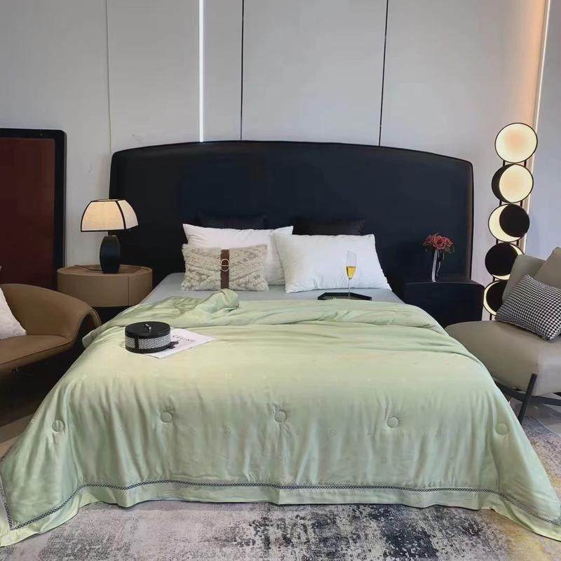 天丝莱赛尔提花镂空宽边夏被2.0*2.3被机洗木浆纤维凉感可不易变