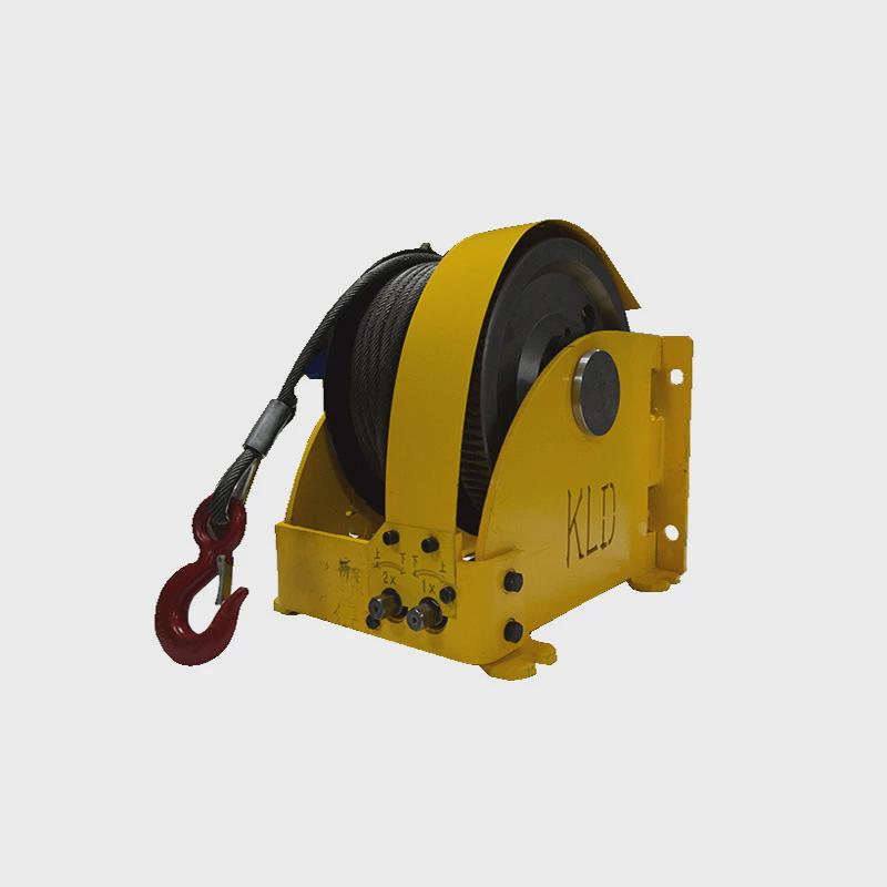 手动双速卷扬机可安装太阳能板绞车钢丝绳双速可对接电动工具